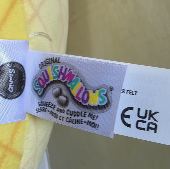 New Large 16 Inch Hello Kitty Yellow Pinapple Squishmallo Saniro NWT - Picture 6 of 7